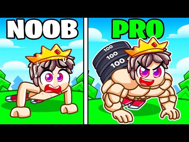 I Went NOOB to PRO in Roblox Push Ups Simulator…