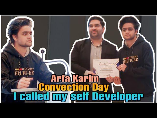 Convection Day Arfa Karim Software House | Zaff Institute | Full Stack web Development