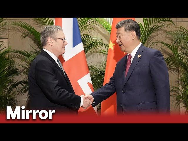 Keir Starmer meets Xi Jinping in Rio de Janeiro