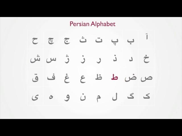 1. Persian Alphabet