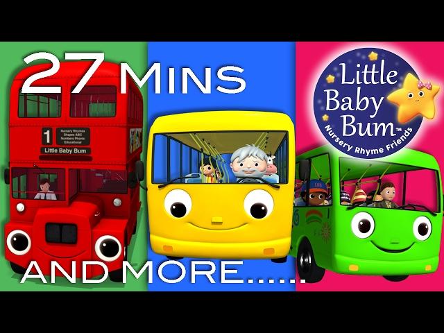 Wheels On The Bus + More | Nursery Rhymes for for Babies by LittleBabyBum