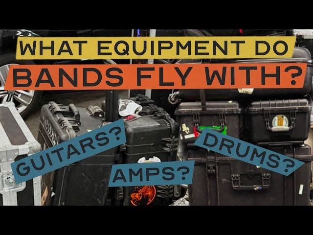 Flying With Bands: What Gear Do They Take On Planes?