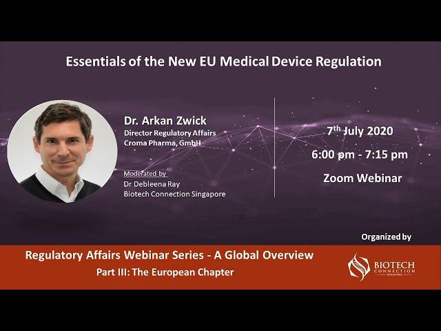 Essentials of the New EU Medical Device Regulations