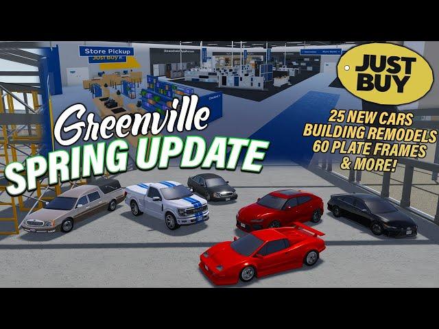 GREENVILLE SPRING UPDATE IS HERE!! (25 NEW CARS, NEW BUILDINGS, SPECIAL PAINT, REMOTE START & MORE!!