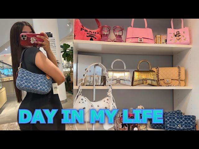 DAY IN MY LIFE: Luxury Shopping, Apartment Tour, & Car Wrap!! 