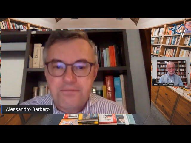 Alessandro Barbero ospite della libreria Volare di Pinerolo (29-05-2021)