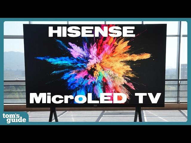 EXCLUSIVE: 136-inch Hisense MicroLED TV is AMAZING Up Close!