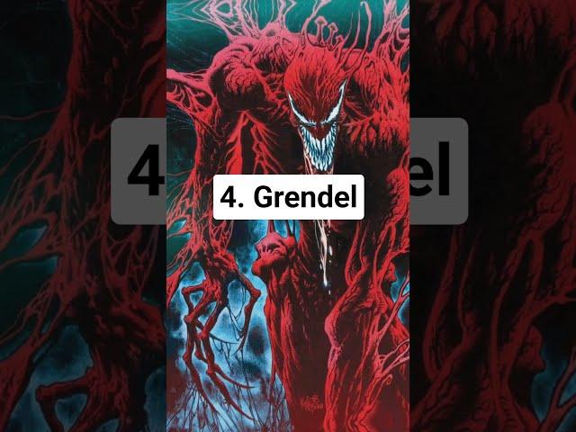 TOP 5 MOST POWERFUL SYMBIOT| VENOM | CARNAGE | KNULL | SPIDERMAN | #shorts #marvel #venom