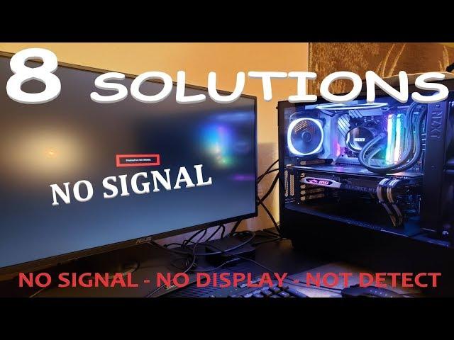 HOW TO FIX COMPUTER NO DISPLAY OR NO SIGNAL MONITOR ? 2025