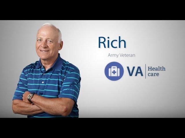 Rich found help for his hearing at a nearby VA clinic.