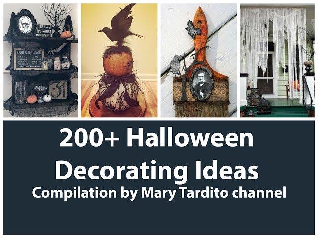 200+ Halloween Decorating Ideas Compilation - Halloween Wreath Ideas - Fall Decorating Ideas