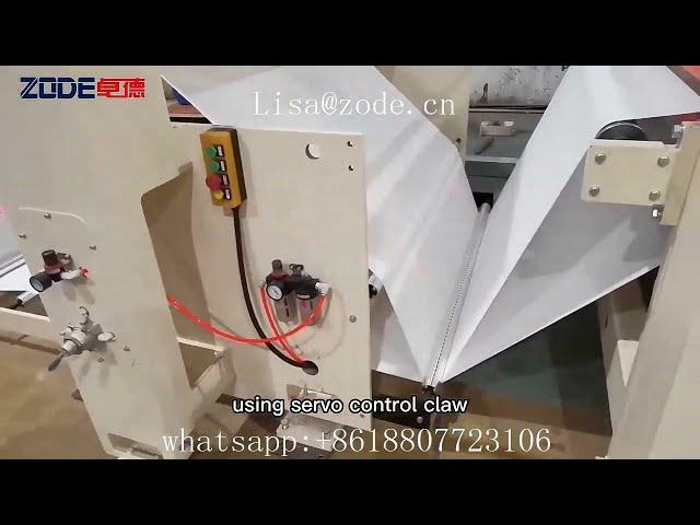 High Speed Facial Paper Tissue Converting Folding Making Machines Testing to Ship