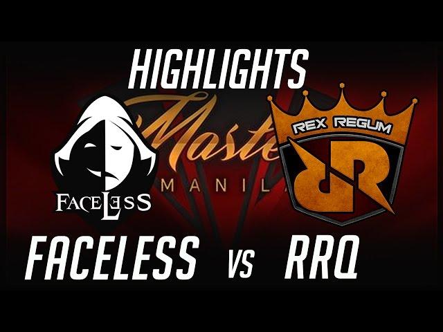 Faceless vs Rex Regum Qeon The Manila Masters SEA Highlights Dota 2 by Time 2 Dota #dota2