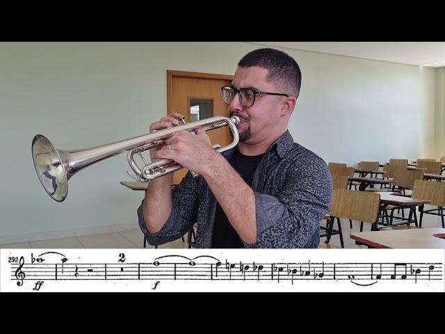 Shostakovich's 8th Symphony - Trumpet excerpt - Daniel Leal