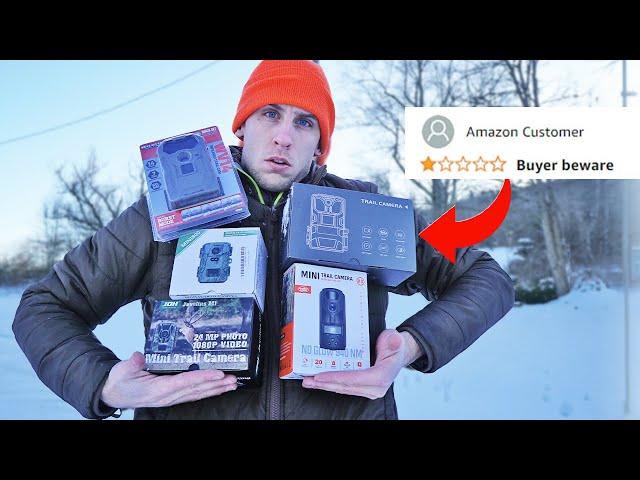 I Tested the 5 Cheapest Trail Cameras on Amazon!