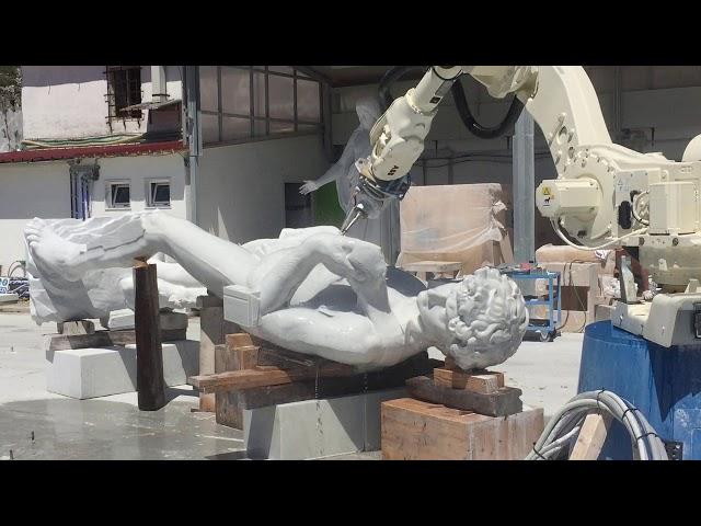 Robot Carving Carrara Marble