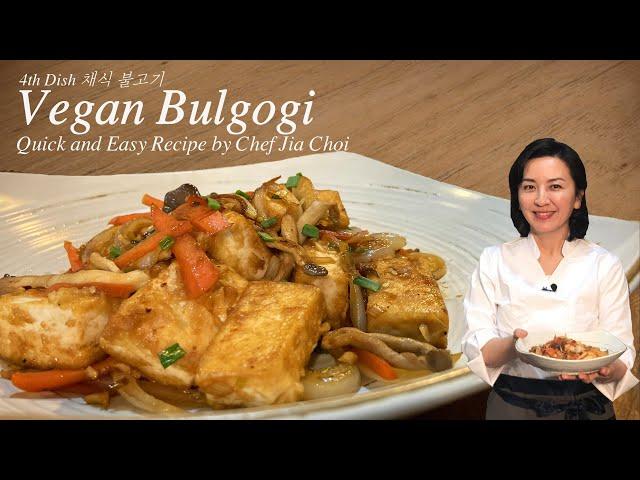 Sub-Eng,Esp l How to make Vegan Bulgogi l Quick & Easy Recipe by Chef Jia Choi