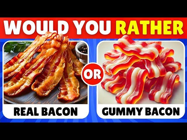 Would You Rather - Real Food vs Candy Edition 