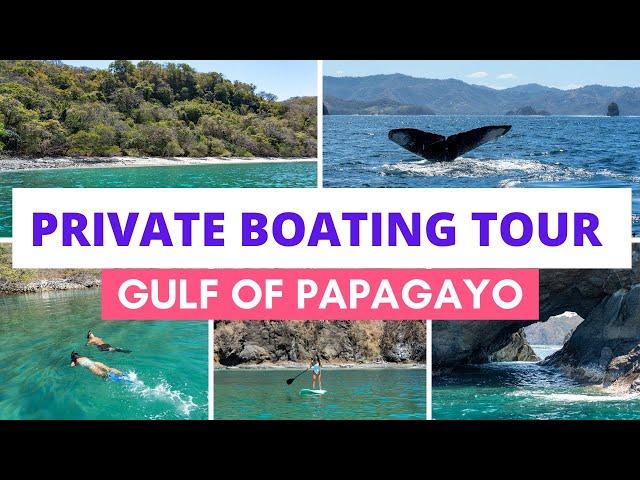 Private Gulf of Papagayo Boating Tour: Beach Hopping and Snorkeling Tour in Playas del Coco