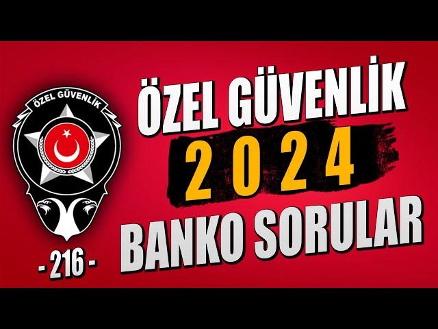 Özel Güvenlik 2024 Sınav Soruları | #Özel #Güvenlik #Sınav #Soruları