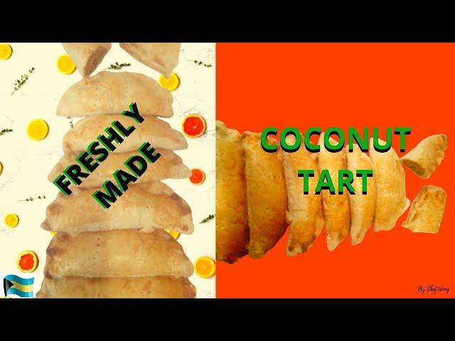 Coconut Tart Tasty made from pie dough fresh grind coconut brown sugar, vanilla essence taste great