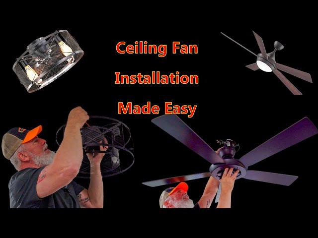 Install a 52” Ceiling Fan Easily for the DIYer in 2024 #ceilingfaninstallation #ceilingfanrepairing