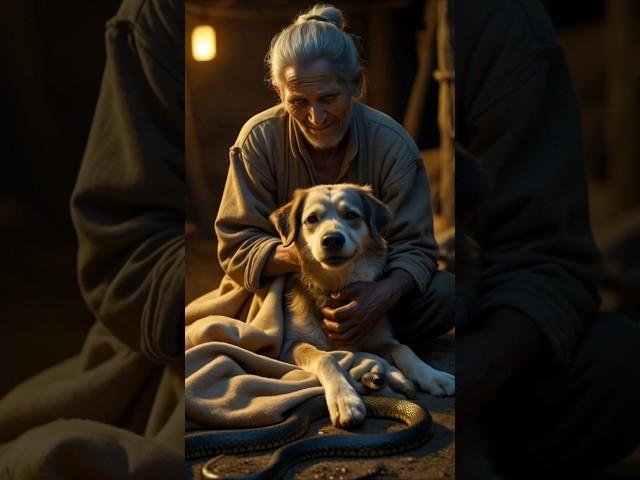 A beautiful dog stuck in a dengorous cave