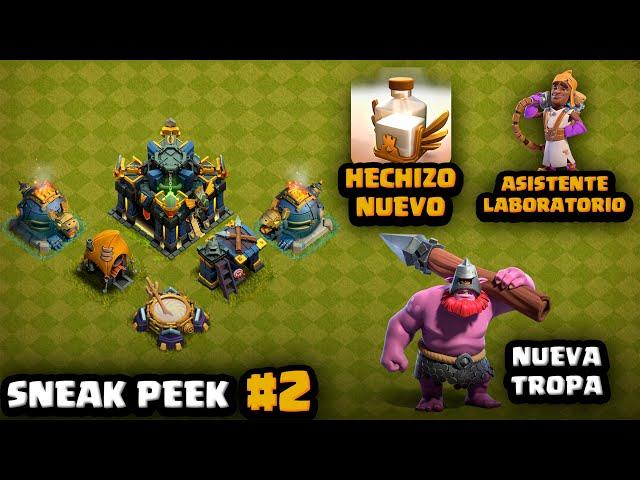 ASI FUNCIONA EL NUEVO HECHIZO, NUEVA TROPA, NUEVA DEFENSA & MÁS  | SNEAK PEEK #2 EN CLASH OF CLANS