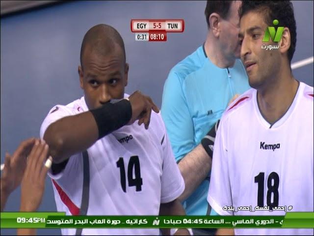 مصر وتونس كاس العالم للهاند 2009