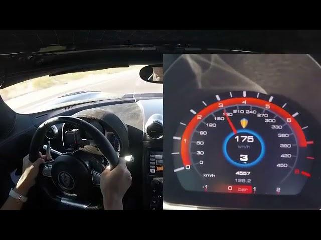 Koenigsegg Agera R - speed test