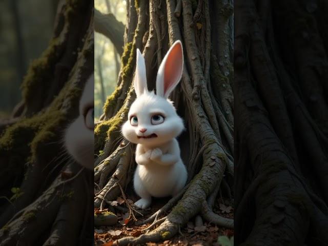 The Brave Dog and the Fearful Rabbit –A Pixar-Style 3D Animated Short|Overcoming Fear Story for Kids