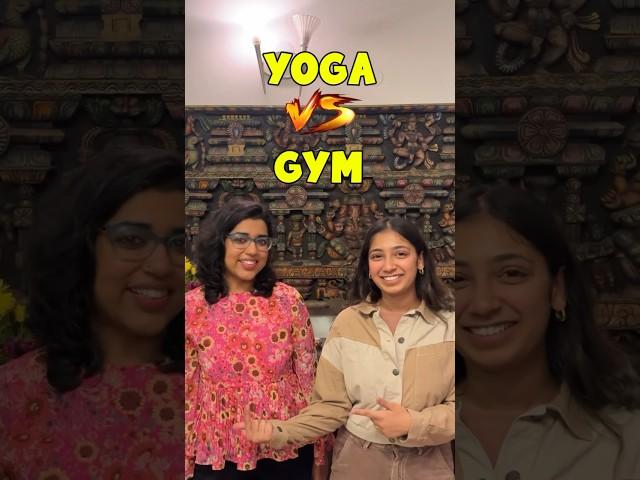 GYM v/s YOGA‍️ #trending #exercise #shorts