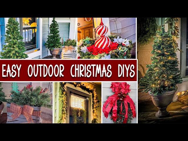 GENIUS Outdoor Christmas DIYS That Everyone Will Be Making For 2024!