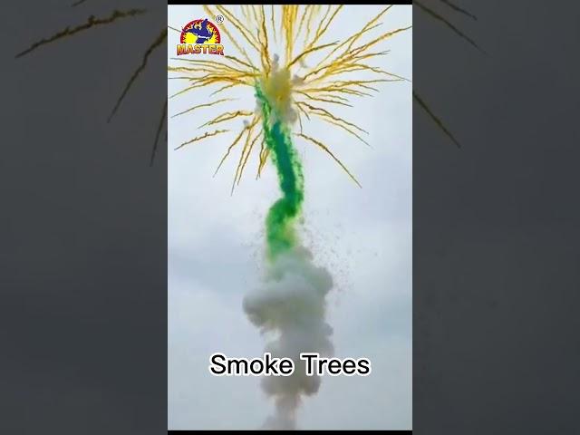 Daytime Smoke Trees Cakes #fireworks #fireworkstesting #fyp#celebration