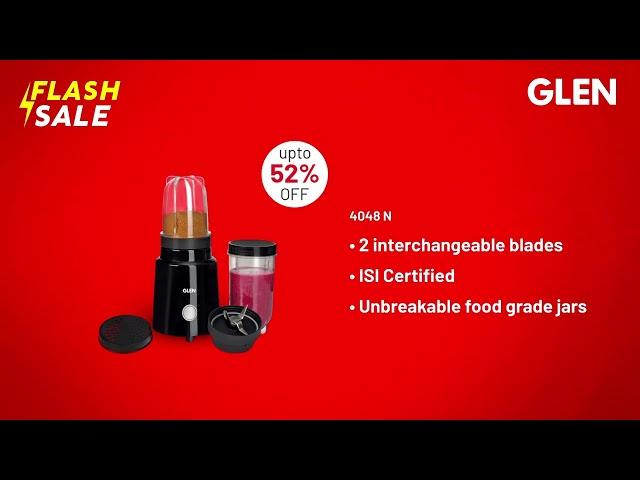 Glen Flash Sale is Live - Save upto 50% Off on Small Appliances