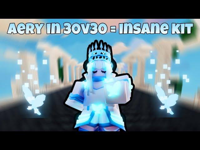 The Aery Kit Is SO OP In 30v30…. (Roblox Bedwars)