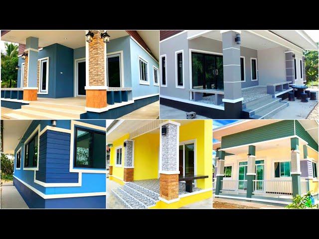 Top 100 House Painting colours Outside 2023 | Exterior Wall Paint Color Combinations Ideas