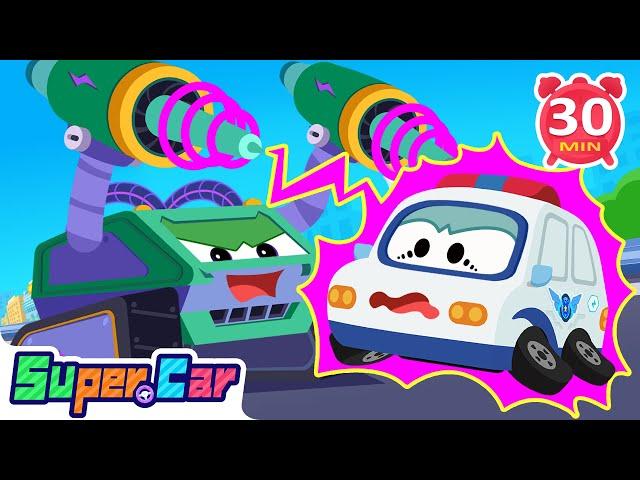 Monster Cars | Loss of Electrical Power & More Super Car Cartoons | Kids Cartoons & Videos