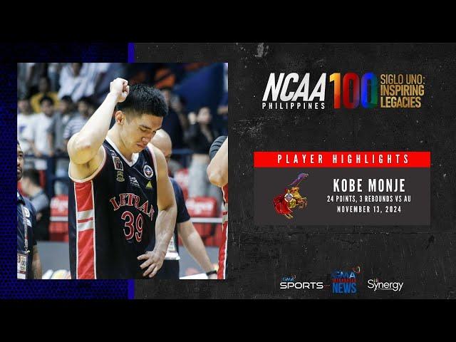 Player Highlights - Kobe Monje vs Arellano | NCAA Season 100