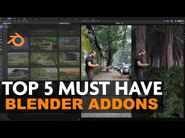 Top 5 Free Addons for blender