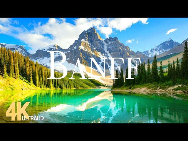 Banff National Park, Canada  Majestic mountains, turquoise lakes, and cascading waterfalls