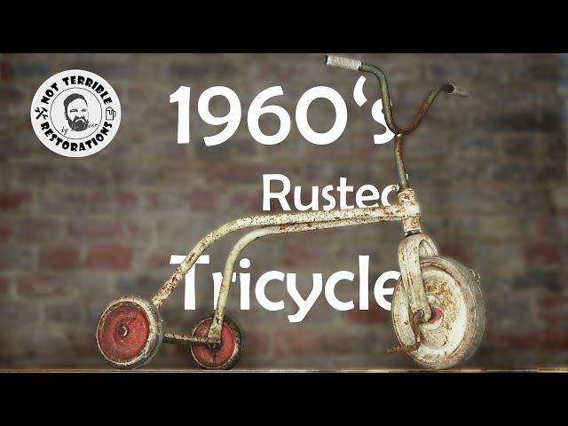 RUSTY Tricycle Restoration [60's German "PUKY"-Brand Tricycle]