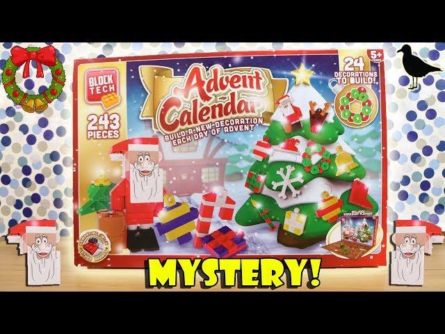 Block Tech Advent Calendar Full 24 Days Unboxing! Building Block Ornaments | Birdew Reviews