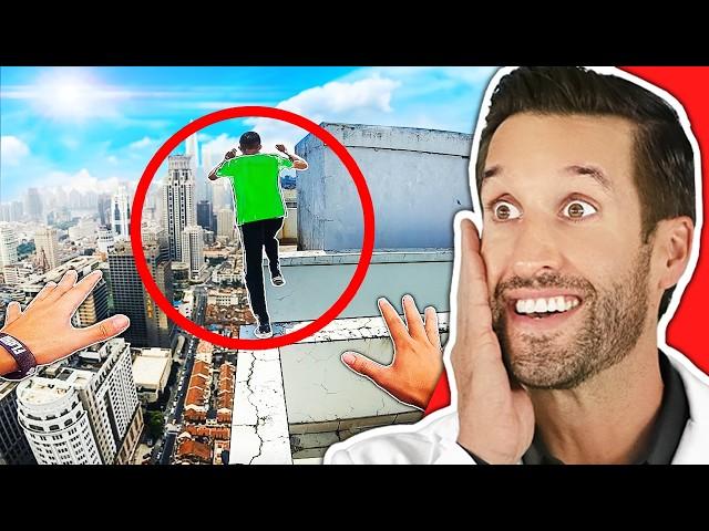 ER Doctor REACTS to INSANE Rooftop Parkour Escape Fails