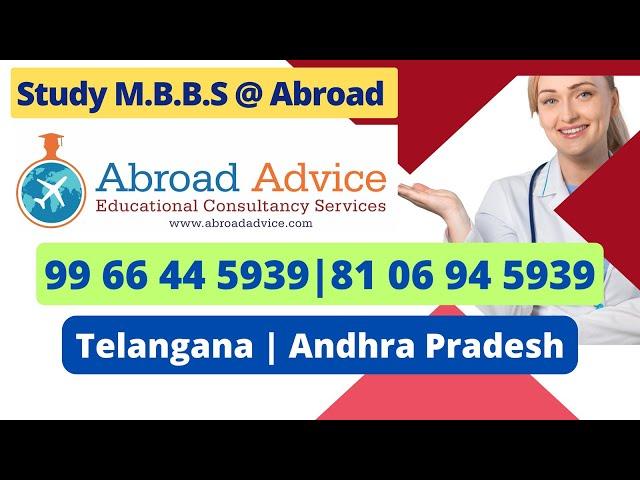 Looking For Best Consultancy For Study MBBS in Abroad? Abroad Advice Educational Consultancy