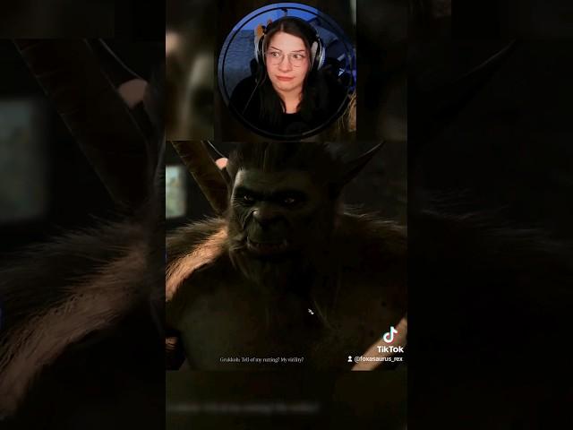 That Bugbear is a Little Freak #baldursgate3 #baldursgate #bg3 #gaming #clips #reaction #funny