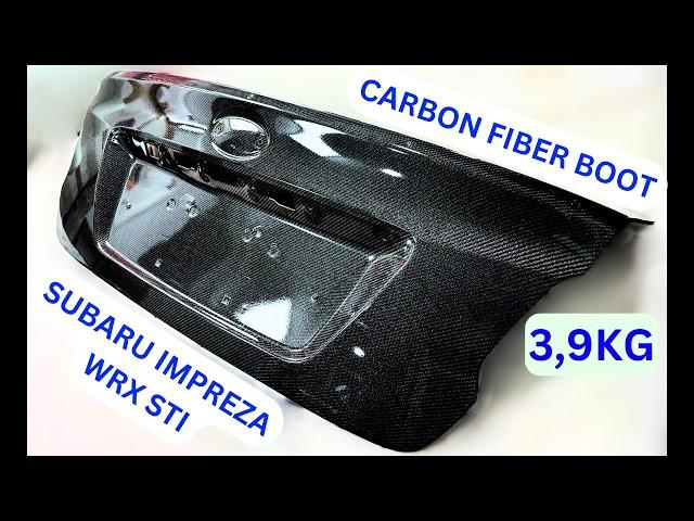 HOW TO MAKE CARBON FIBER TRUNK/BOOT - SUBARU IMPREZA WRX STI