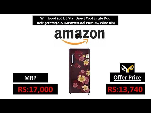 Whirlpool 200 L 3 Star Direct Cool Single Door Refrigerator(215 IMPowerCool PRM 3S, Wine Iris)