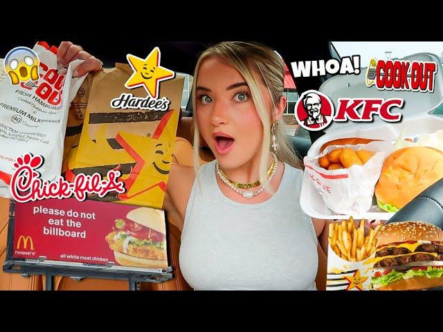 Letting Fast Food Billboard Signs CONTROL WHAT I EAT For 24 HOURS!