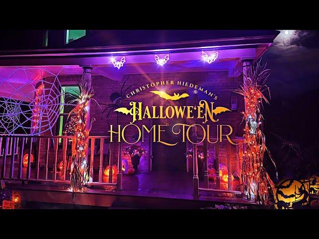 Halloween Home Tour! Fall & Halloween Decorating Ideas - Historic House Tour - Halloween Lights